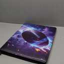 Football Card Binder 16 Pocket, Premium 1000+ Cards PU Cover Trading Sports Card Binder Side Loading Card Holder Collection Album Folders