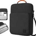 Dadanism 9-11 Inch Tablet Sleeve Bag Carrying Case with Shoulder Strap for iPad (A16) 11", iPad 10th Gen 10.9", iPad Air M4/Pro M5 11", iPad 9/8/7th 10.2", Galaxy Tab A11+ Plus 11",Black & Grey