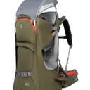 WIPHA Baby Backpack Carrier, Ergonomic Child Carrier Hiking with Sun Canopy, Safe Toddler Hiking Backpack Carrier with Large Storage Space&Insulated Pocket, Adjustable Padded Child Seat, (Army Green)