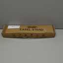 47" Gold Easel Stand for Wedding Signs, 4-Tier Height Metal Standing Easel with Adjustable Chain, Heavy Duty Art Easel for Painting, Wedding Sign, Party, Posters & Commercial Display