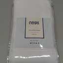 Nestl Soft Pillow Shams Set of 2 - Double Brushed Microfiber Pillow Covers - Hotel Style Premium Bed Pillow Cases, with 1.5 Decorative Flange, Euro 26"x26" - White