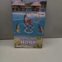 Laoyebaohao Pool Basketball Hoop Pool Games Pool Toys Ring Toss Game with 2 Basketballs Floating Basketball Hoop for Pool for Kids & Adults Indoor Outdoor