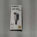 69W Fast Charging USB C Car Charger, 4-in-1 Retractable Phone Charger for iPhone 17, Travel Essentials, Gifts for Women Men, Car Accessories for Women Men, for iPhone 17 16 15 14 13, Galaxy, Pixel