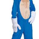 Disguise Sonic the Hedgehog Costume, Official Deluxe Sonic Movie Costume and Headpiece (Small (4-6))
