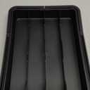 Spaclear Silverware Organizer - Expandable Kitchen Drawer Organizer, Utensil Drawer Organizer, Adjustable Plastic Flatware and Cutlery Holder, Kitchen Organizers Storage for Forks Knives, Black (M(9.5-15.2"W x 12.6-19"D))