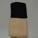 Compression Stockings for Women & Men, 2 Pairs 15-20mmHg Thigh High Compression Socks for Varicose Veins, Swelling, Pregnant (Medium, Closed Toe/Black*Beige/2 Pair)