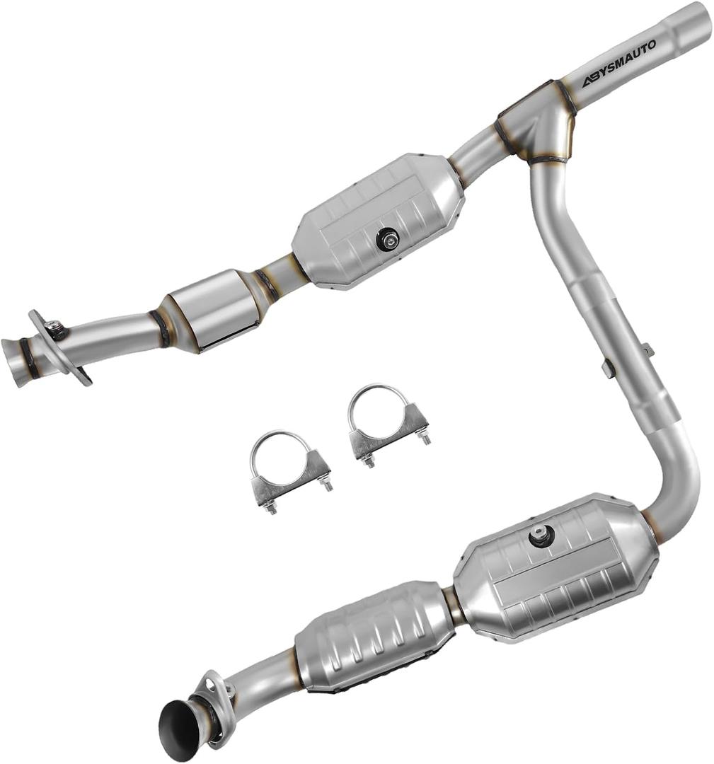 Catalytic Converter Compatible with Ford F150 F-150 2001-2004, Ford Expedition 2000 4.6L V8 Left Right Catalytic Convertor Direct-fit 645412 645413 (EPA Compliant)