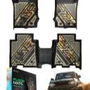 YHTAUTO Upgrade Camo Floor Mats Fit Ford Bronco 2021-2026 4 Door, All Weather Custom Fit Floor Liner w/Camouflage Pattern, TPE Heavy Duty Bronco Accessories Front & 2nd Row Liner
