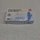 Schneider Disposable Vinyl Synthetic Exam Gloves, Blue, VSFB30 Series (4 mil), 100ct Box, L