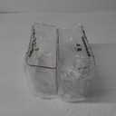 Vacane 2 Pack Plastic Adhesive Mount Over Cabinet Door Organizer, Wall Organization Container Makeup Organizer Hanging Basket Bins for Kitchen, Pantry, Craft Room, Office, Space Saving Holder (Large)