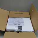 GOYLSER C Shaped Tv Trays Living Room End Table End Stand, Black Minimalist Wooden c Table for Sofa, Height Adjustable Tv Tray Tables Swivel Side Table for Dinner Eating