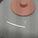 Oneach Portable Cordless Table Lamp, Rechargeable Battery Powered Lamp with Opal Glass Shade, 3Way Dimmable LED Touch Mushroom Table Lamp for Bedroom, Bedside, Living Room, Dining Room, Patio, Pink