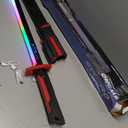 Spark Sword Light Up Sword, 31.5" Cyberpunk Katana with USB-C Rechargeable, Safe LED Glow Sword for Kids Cosplay, Realistic Sasuke Style Toy for Halloween, LARP, Anime Battle & Gift (Red)