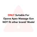 Opove Apex, Attachment Set Applicators Heads Replacement Accessories for Massage Gun, Original