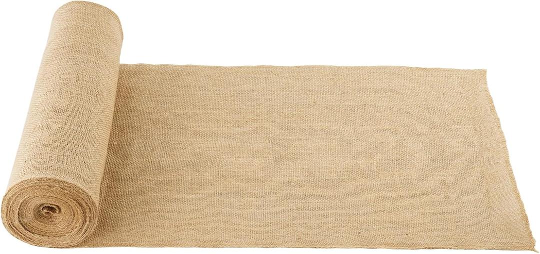 VEVOR Burlap Fabric Roll, 14 x 30 ft High Density Natural Jute Fiber Material for Outdoor Plant Care, Tree Wrap Roll, Decor, DIY Crafts, Wedding, Garden Weed Barrier, Plants & Trees Winter Covering VEVOR Burlap Fabric Roll, 14 x 30 ft High Density Natural Jute Fiber Material for Outdoor Plant Care, Tree Wrap Roll, Decor, DIY Crafts, Wedding, Garden Weed Barrier, Plants & Trees Winter Covering