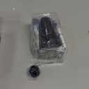 LED Faucet Head Replacement 4 Function Universal Temperature Display Pull Down Kitchen Faucet Head with 15 Adapters Compatible with American Standard/Kohler/Moen/Delta, Sink Sprayer Head, Chrome