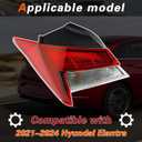TODO Tail Light Assembly for 2021 2022 2023 2024 2025 Hyundai Elantra SE/SEL (USA-Built), Driver Side (Left Side)