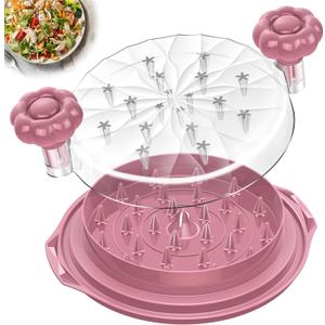 Meat Shredders for Chicken Breast, Visible Kitchen Gadgets Grinder Machine with Brush, Strong Anti-Slip Strip, Ergonomic Handle, BPA Free (Purple)