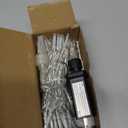 JMEXSUSS 33ft 100 LED White Christmas Lights, 8 Modes Connectable Clear Wire Twinkle Fairy String Lights Indoor, Plug-in Christmas String Lights Outdoor Waterproof for Christmas Wedding Party Tree