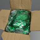 letesult 66 Feet St Patricks Day Tinsel Garland with Lights, 2 Strings 33 Feet Each St Patricks Day Shamrock Garland Clover Green Twist Metallic Decoration for Saint Patricks Day Irish Party Decor