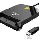 ZOWEETEK CAC Reader USB C, CAC Card Reader Military, DOD Military USB Common Access CAC, Compatible with Windows 10/11, Mac OS 10.15 and Linux (Type C)