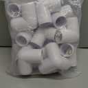 3 Way PVC Pipe Fittings 1 Inch, Zernmiarder White PVC Elbow Corner Side Outlet Tee Fitting, SCH40 Furniture Grade Pipe Connectors - Fits 1" Polyvinyl Chloride Pipes, 12 Pieces