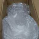 Lamosi 100 Pack 9 oz Clear Plastic Cups with Lids, Disposable Cups with Dome Lids No Hole, Ideal for Ice Cream, Cold Drinks, Fruit, Dessert, Yogurt Parfait