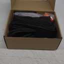 30 ft Lightweight Flexible Hose, Non-Slip Handles, Lightweight Alloy Brass Plated for Boats, RVs, Marine Washdown, Lawn, Gardening, Leakproof, Male/ Female Connector (OrangeBlack, 30 FT Hook&Spray Nozzle)