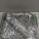 5 Tier Floor Standing Corner Shower Caddy Organizer Shelf with Hooks, Bathroom Shelves Stand Rack, Black