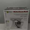 KitchenAid Classic Series 4.5 Quart Tilt-Head Stand Mixer K45SS, White