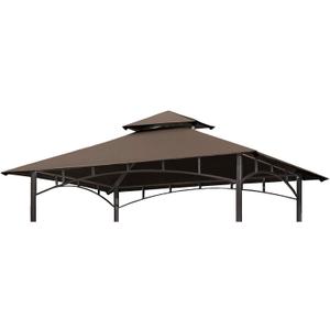 Eurmax USA High Performance Grill Gazebo Canopy Replacement Cover 5x8 BBQ Shelter TopCoffee