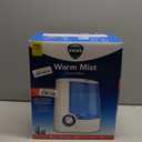 Vicks Warm Mist Humidifier FilterFree 1Gal Tank, Auto ShutOff, Night Light, VapoPad and VapoSteam Compatible (White)