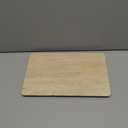 Natural Marble Beige Travertine Tray, Pastry Cheese Tray, Dessert Coffee Plate, Double Sided Smooth Marble Slab (Beige Travertine)