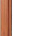 Prime-Line C 1189 Sliding Glass Door Pull Handle, 6-1/2 In. to 6-5/8 In. Hole Centers, Aluminum Posts, Wood Handle (Single Pack)