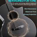 Enya X3 PRO Carbon Fiber 41-Inch Smart Acoustic-Electric Travel Guitar