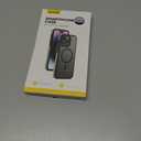 Lamicall Magnetic Phone Case for iPhone 15 Pro, for MagSafe - [18 FT Mil-Grade Drop Protection] Phone Case with Air Bumpers and Raised Edges, Shockproof Case for iPhone 15 Pro, Black