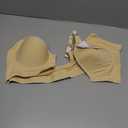 Cotton Whisper Women's Everyday Wear Bra with Front Closure and Adjustable Straps (38C) Skin Color