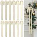 Wironlst 12Pcs Velvet Christmas Bows Large Vintage Velvet Bows for Christmas Tree, Garland Staircase Wreaths Holiday Xmas Decorations (Cream) : Home & Kitchen