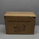 Waffle Maker, 1400W Belgian Waffle Maker, Double Waffle Iron 180 Flip, Rotating Nonstick Plates, Adjustable Browning Control, Locking Buckle & Cool Touch Handle, Removable Drip Tray, Stainless Steel