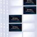 BYSTER 30 Pack 600 Pockets Business Card Sleeves Binder Sheets, Ultra-Clear Business Card Pages for 2/3/4 Ring Binder, Double Sided 10 Pocket Credit Card Pages