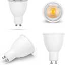 8W GU10 LED Bulbs MR16 GU10 Base 8 Watt(Equivalent to 75W Halogen Bulbs)High Brightness 800LM LED Spotlight Bulbs for Landscape Recessed Track Lighting,Non-dimmable,38 Beam Angle,4 Pack (Warm White)