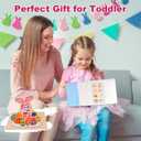 2 x 8pcs Easter Basket Stuffers Fillers for Toddler Party Favors, Easter Puzzles for Toddlers 3-5, Wooden Puzzles Gifts Toys for Kids Boys Girls Baby, Classroom Exchange Gifts Rabbits Eggs Puzzle