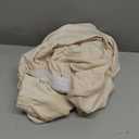 H.VERSAILTEX Velvet Stretch Couch Cushion Cover Plush Cushion Slipcover for Chair Cushion Furniture Protector Seat Cushion Sofa Cover (1 Piece Armchair Cushion Covers, Ivory)