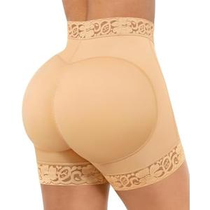 FeelinGirl Butt Lifter Panties Hip Enhancer Shapewear Tummy Control Body Shaper Shorts size M