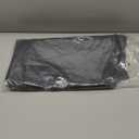 Camtoms Large Thank You Bags with Handles | 60pcs Black Plastic Shopping Bags for Small Business | 19.5"x15" Merchandise Retail Boutique Bags for Customers