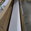 Art3d Slat Wall Panels, WPC Soundproof 3D Wall Paneling for Interior Wall Decor, TV Background, 8-Pack 96 x 6 in. Off-White