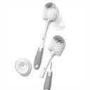 OXO Tot Bottle Brush with Nipple Cleaner and Stand Gray, 2-Pack