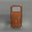 Goton for iPhone 17 Pro Max Case with Privacy Tempered Glass Screen Protector & Camera Lens Protector, Compatible with MagSafe, Invisible Kickstand, Shockproof Phone Cover, Orange