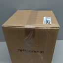 Large White Ceramic Vase - 9.8 Inch Rustic Farmhouse Vase for Home Decor, Minimalist Tall Vases for Living Room, Table, Bathroom, Holiday & Weddings (Sandstone White)