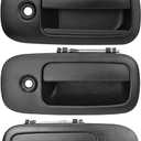 3Pcs Exterior Door Handles for 1996-2009 Chevy Express,GMC Savana 1500 2500 3500 4500 Van, for Front Left & Right & Rear Right Sliding Side Door, Replaces 83373 10359094 79320 10359093 79321 25866275